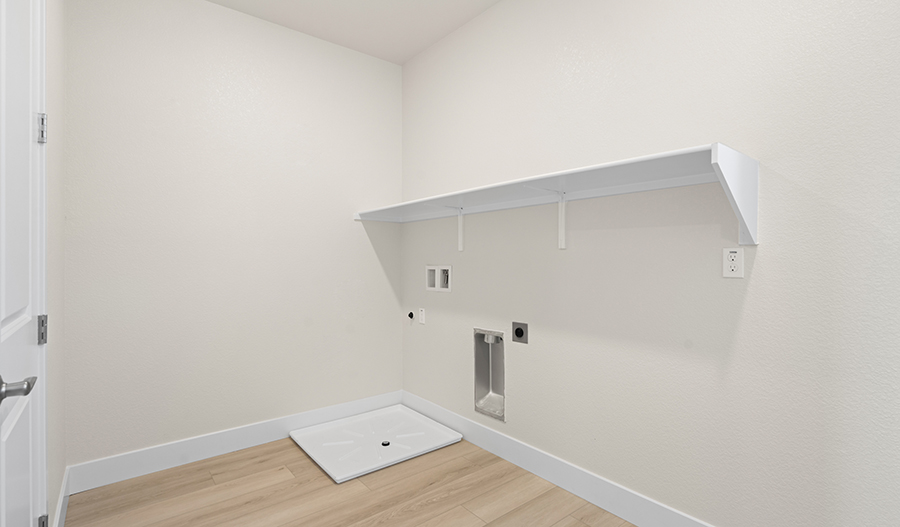 Laundry Room of the Andrea floor plan