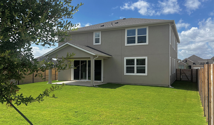 Rear Exterior of the Ammolite floor plan