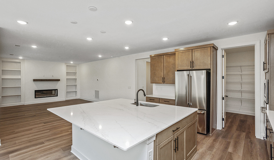 Kitchen of the Sage floor plan