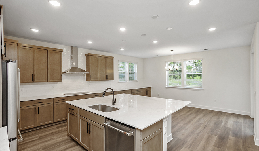 Kitchen of the Sage floor plan
