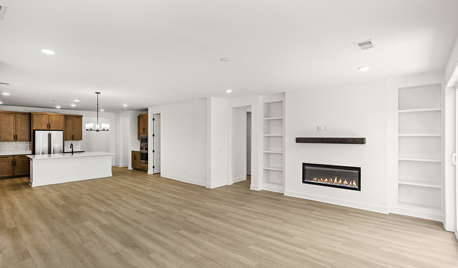 Great Room of the Dupont floor plan