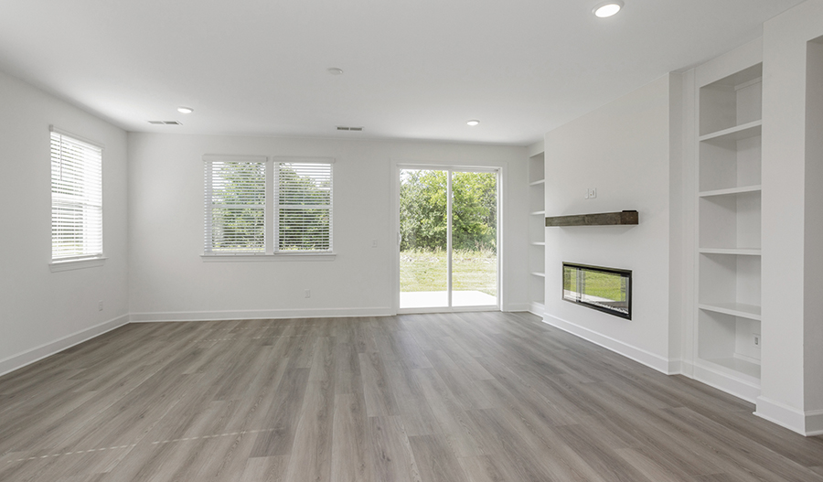 Great Room of the Dupont floor plan