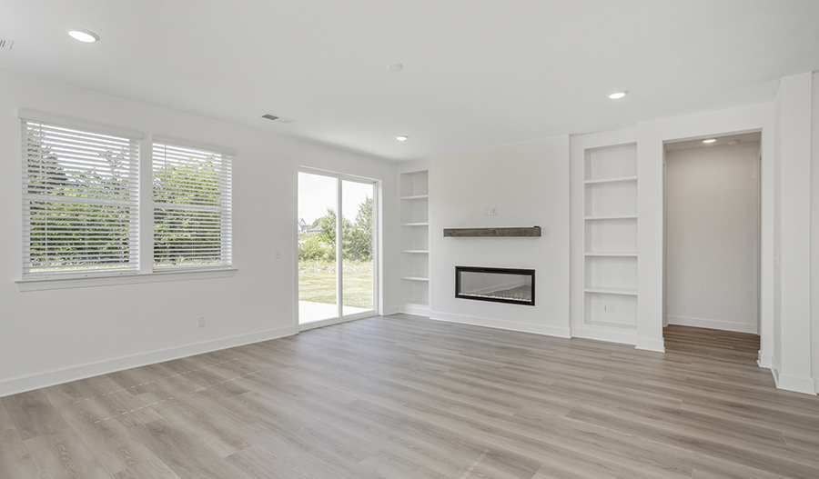 Great Room of the Dupont floor plan