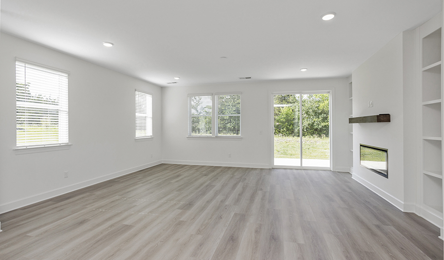 Great Room of the Dupont floor plan