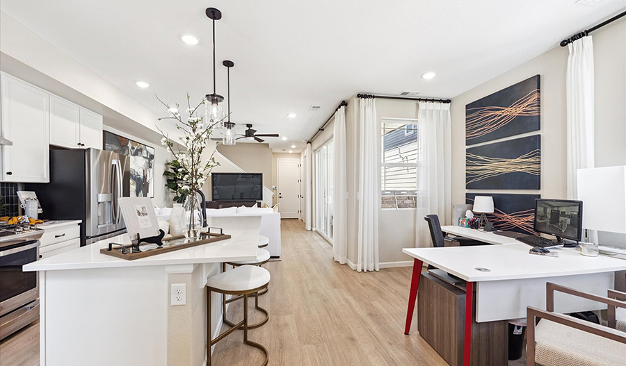 Kitchen of the Chicago floor plan