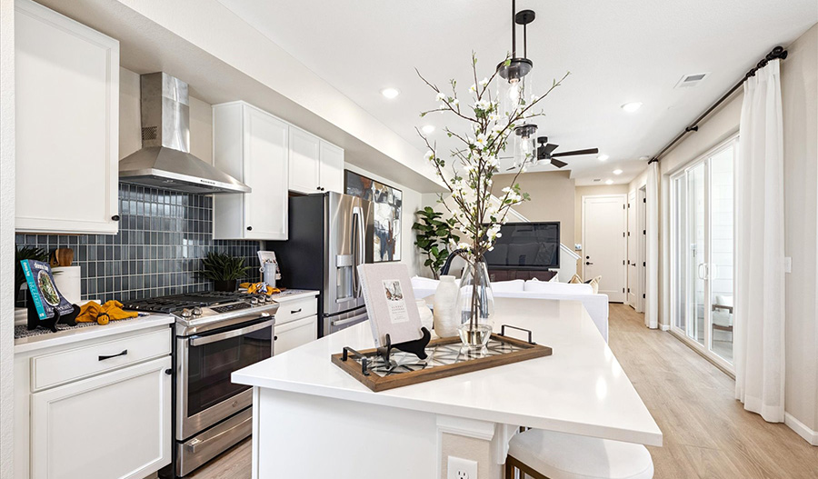 Kitchen of the Chicago floor plan