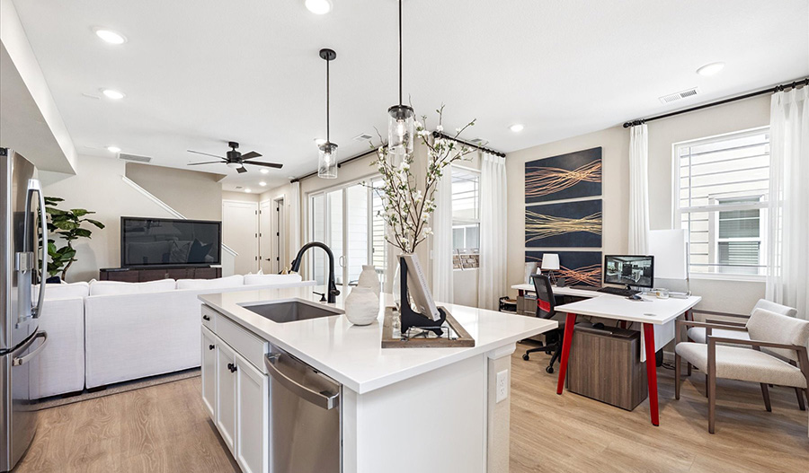 Kitchen of the Chicago floor plan