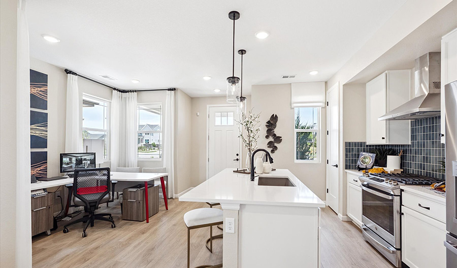 Kitchen of the Chicago floor plan