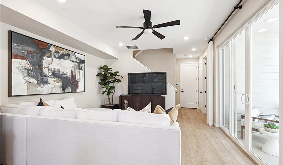 Great Room of the Chicago floor plan