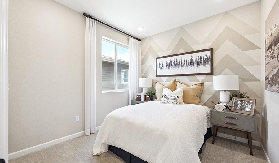 Bedroom of the Chicago floor plan