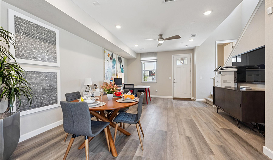 Great Room of the Boston floor plan