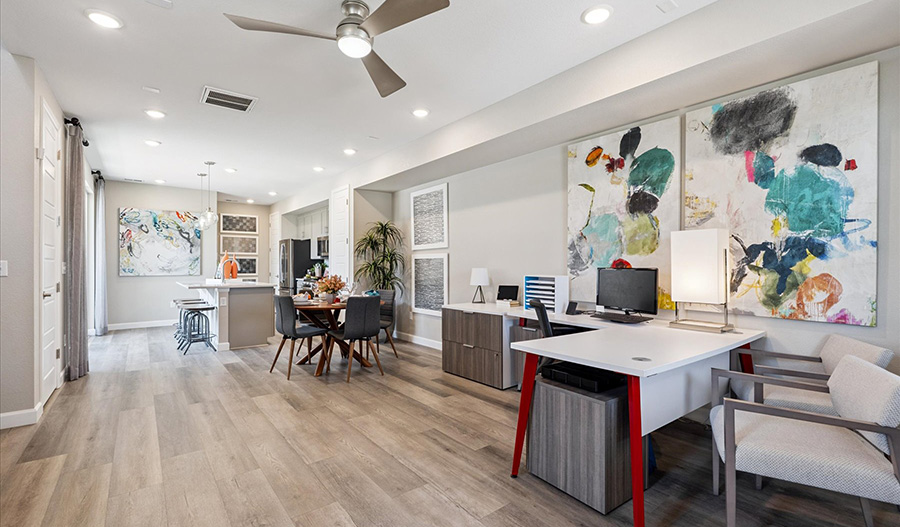 Great Room of the Boston floor plan