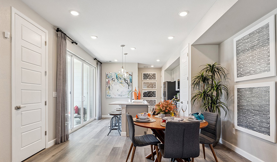 Great Room of the Boston floor plan