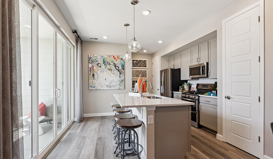 Kitchen of the Boston floor plan