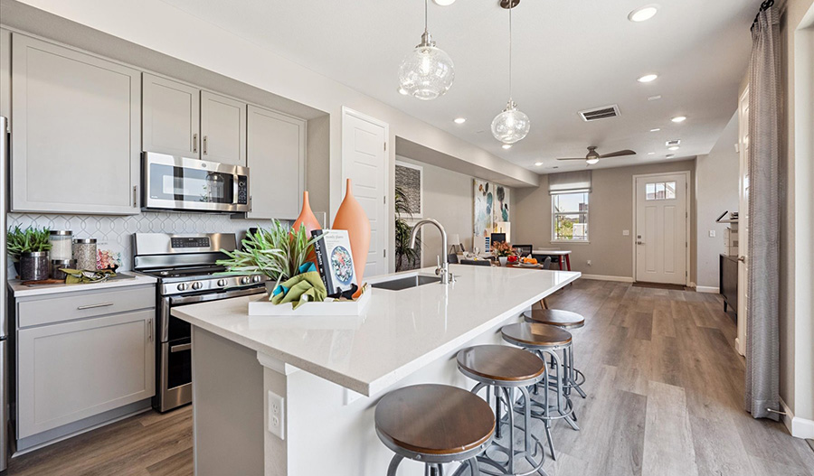 Kitchen of the Boston floor plan
