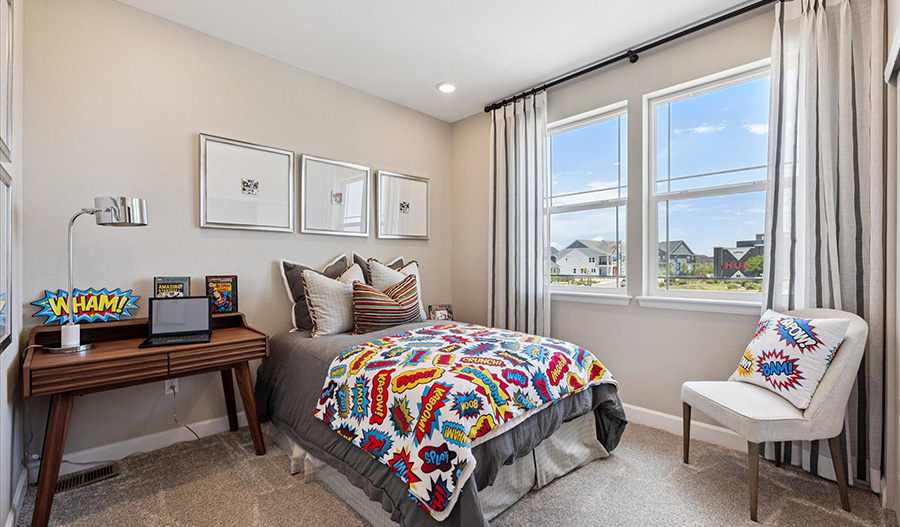 Bedroom of the Boston floor plan