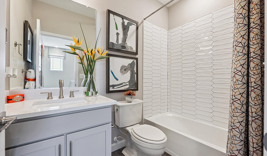 Bathroom of the Boston floor plan