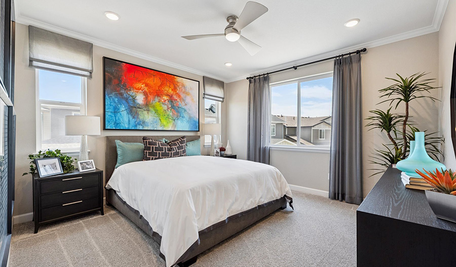 Bedroom of the Boston floor plan