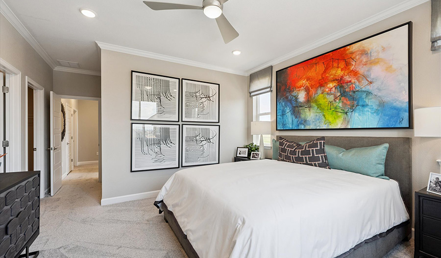 Bedroom of the Boston floor plan