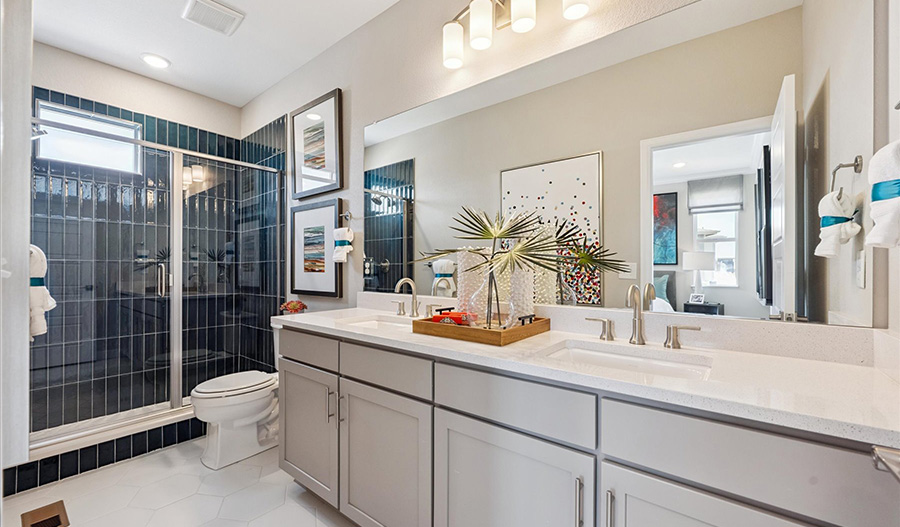 Bathroom of the Boston floor plan