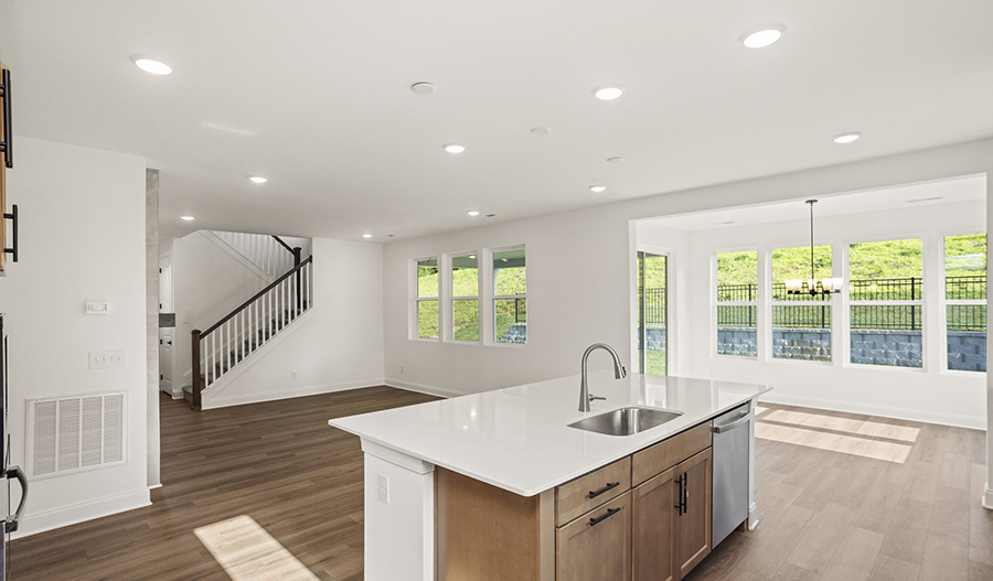 Kitchen of the Hopewell floor plan