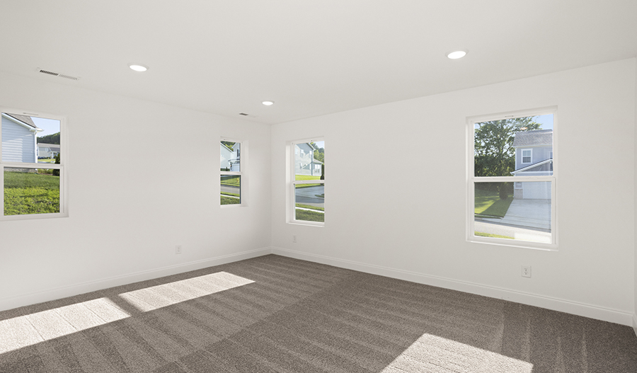 Bedroom of the Hopewell floor plan
