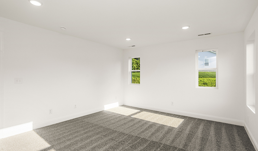 Bedroom of the Hopewell floor plan