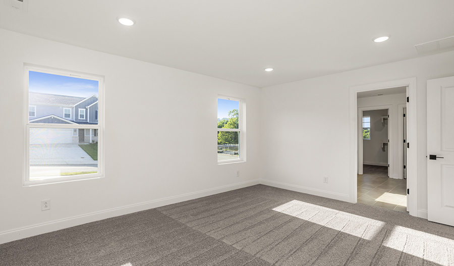 Bedroom of the Hopewell floor plan