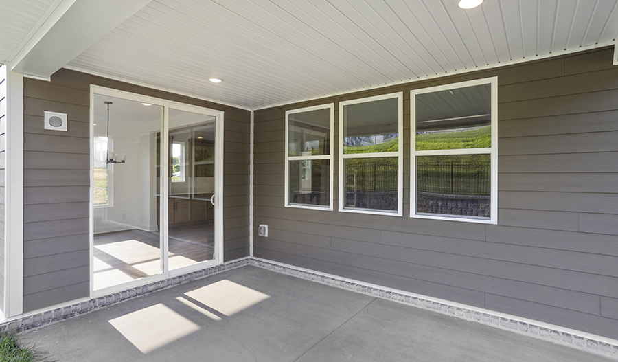Rear Exterior of the Hopewell floor plan