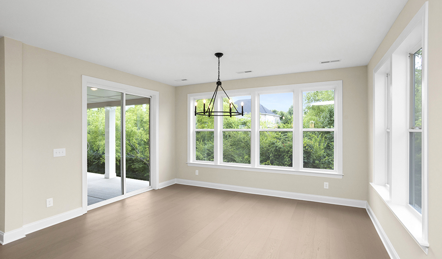 Sunroom of the Presley floor plan