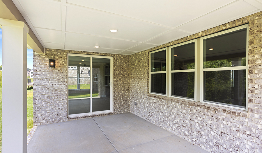 Rear Exterior of the Presley floor plan