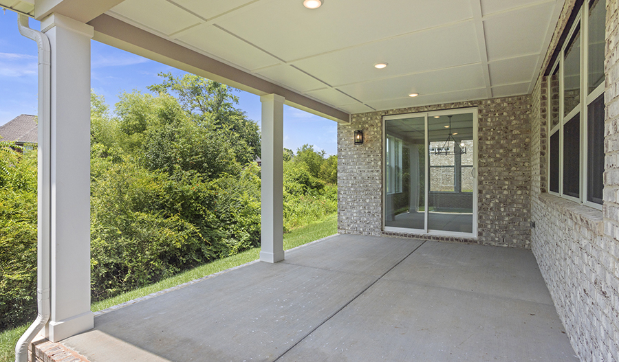 Rear Exterior of the Presley floor plan