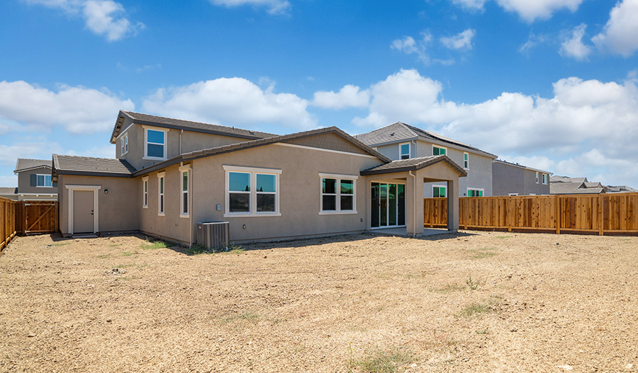 Rear Exterior of the Elderberry floor plan