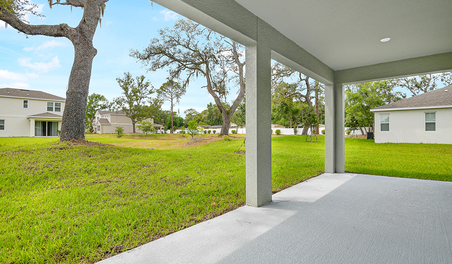 Rear Exterior of the Ammolite floor plan