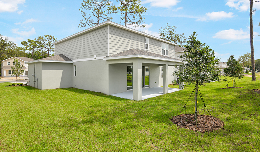 Rear Exterior of the Ammolite floor plan