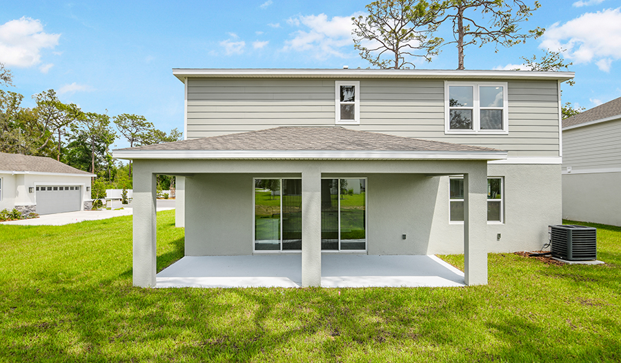 Rear Exterior of the Ammolite floor plan
