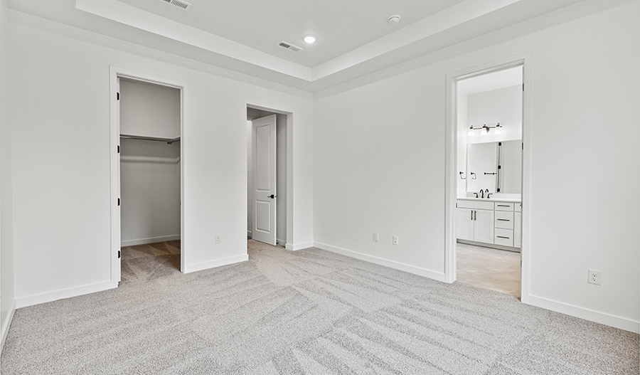 Bedroom of the Dearborn floor plan