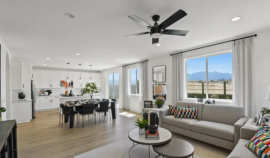 Great Room of the Fleming floor plan