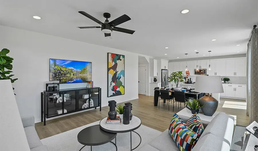 Great Room of the Fleming floor plan