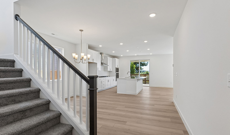 Entry of the Bedford floor plan