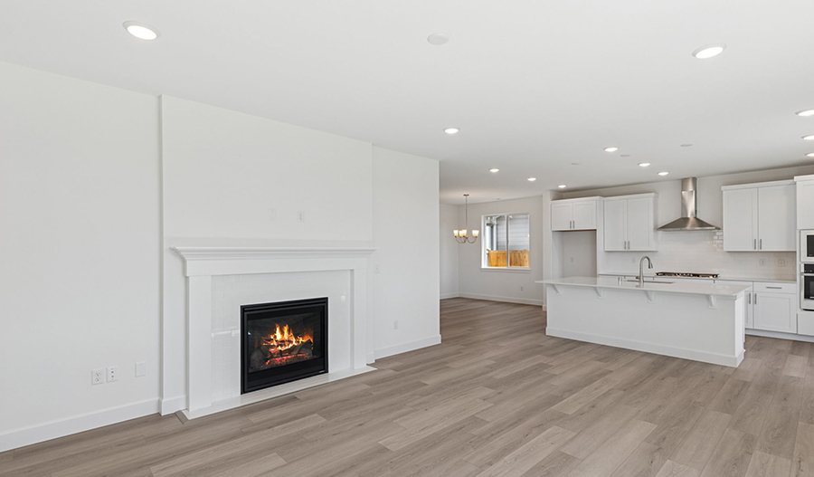 Great Room of the Bedford floor plan