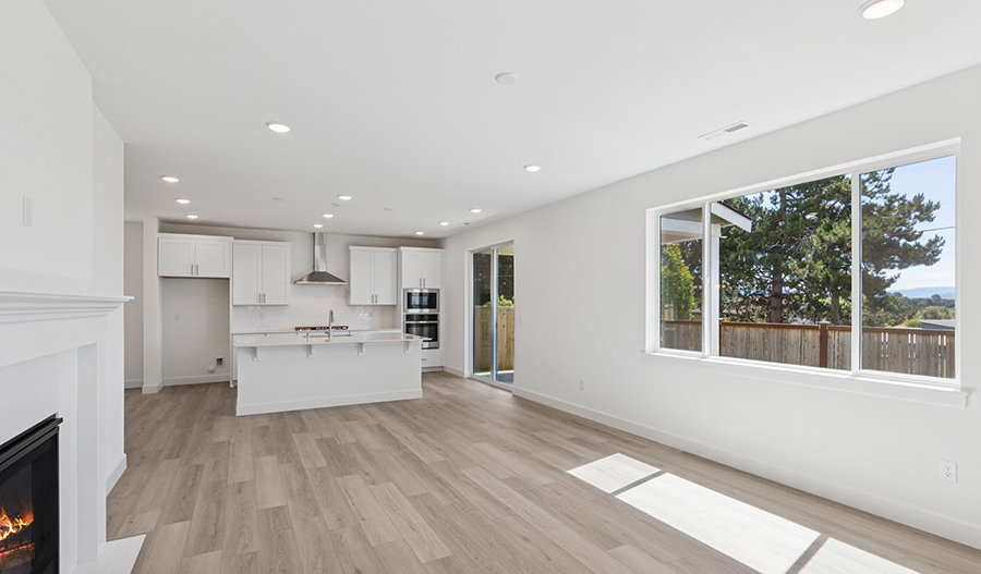 Great Room of the Bedford floor plan