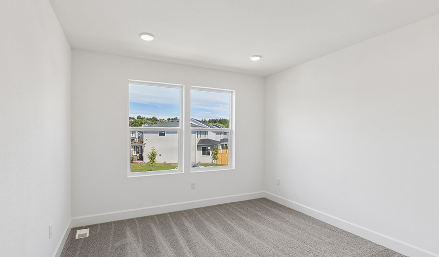Bedroom of the Bedford floor plan