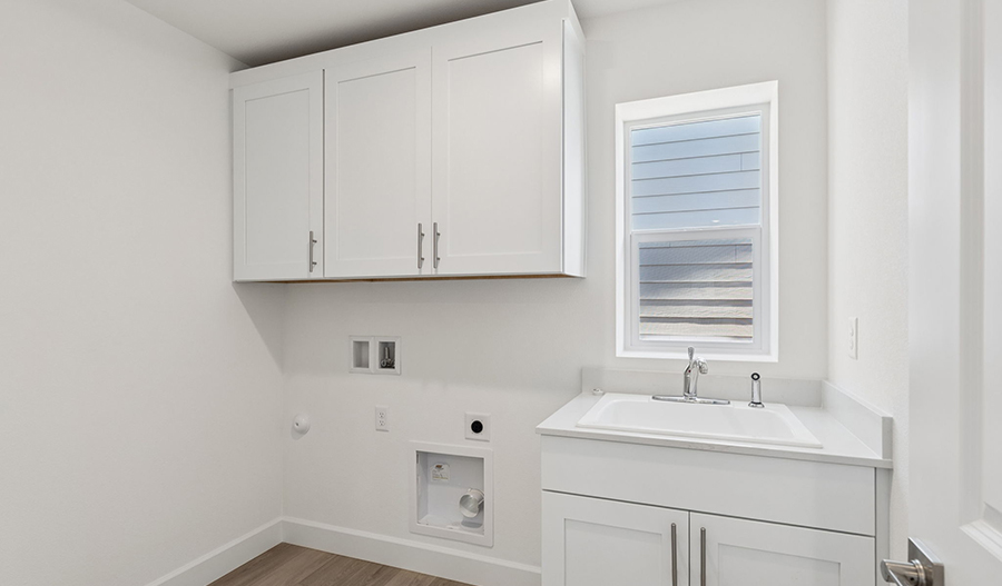 Laundry of the Bedford floor plan