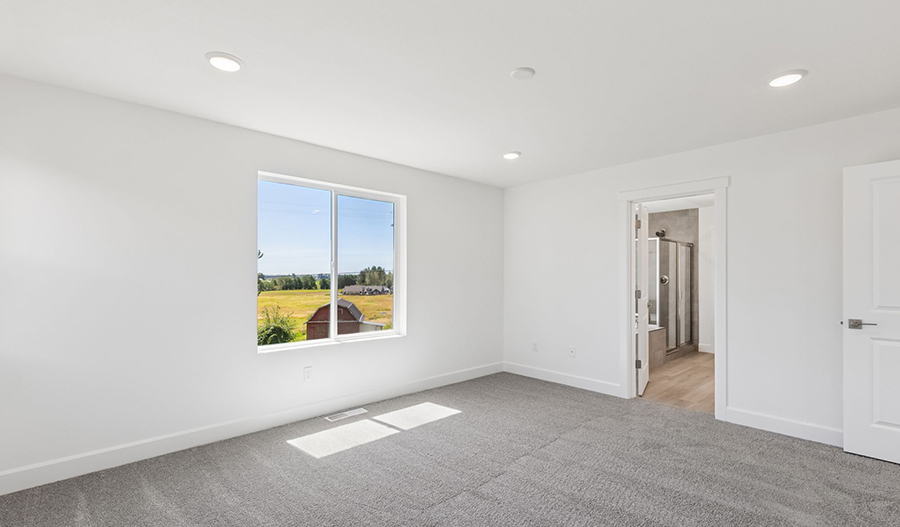 Bedroom of the Bedford floor plan