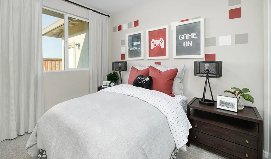 Bedroom of the Ruby floor plan