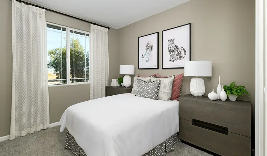 Bedroom of the Ruby floor plan