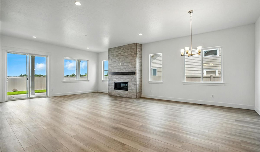 Great Room of the Powell floor plan