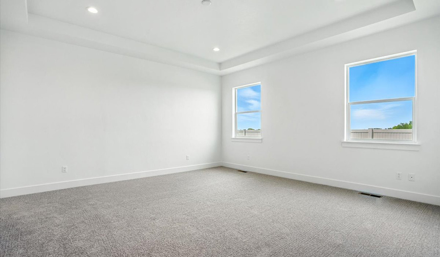 Bedroom of the Powell floor plan