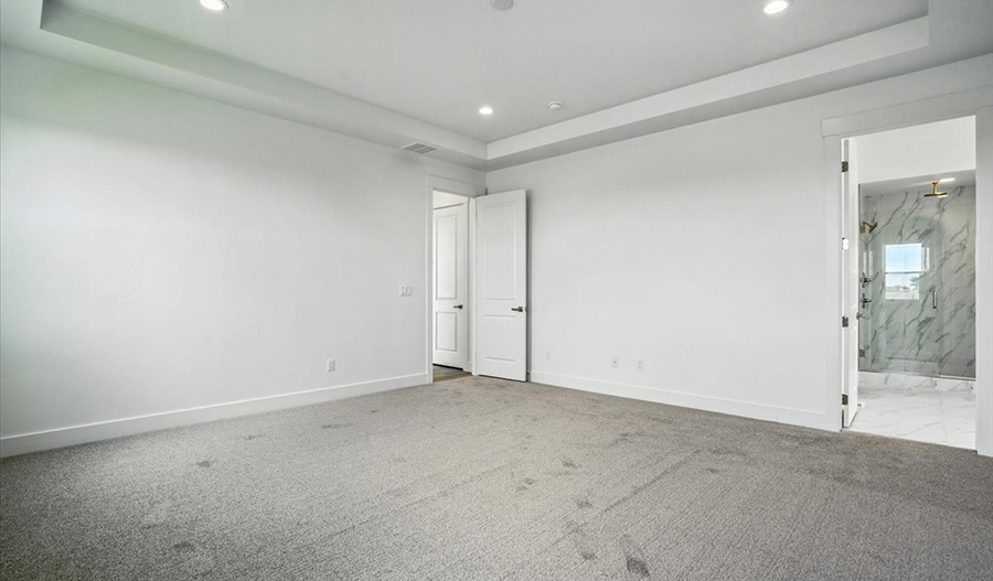 Bedroom of the Powell floor plan
